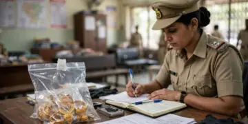 रायपुर में बच्चों को डराकर जेवर और कैश लूटा, महिला और पति पर केस; 11 वर्षीय भांजी से रानी हार मंगवाया