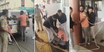 पुलिस ने जीप से बांधा, फिर बरसाईं दनादन लाठियां; गुजरात में लिव-इन पार्टनर हत्याकांड के आरोपी फैजल की पिटाई का वीडियो वायरल